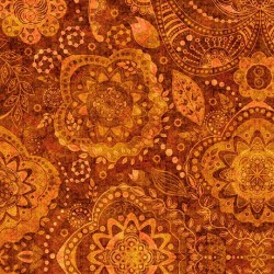 Caravan - Paisley Orange