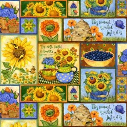 Sunny Blossom - patchwork