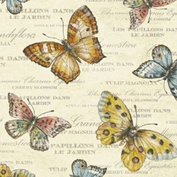 Papillon - Cream Butterflies